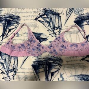 Mesh floral Lounge bra